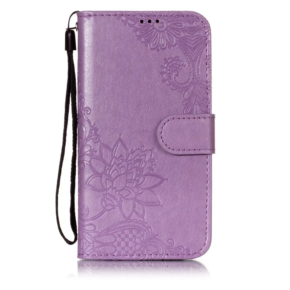 Lotus Purple Чехол для телефона OnePlus 6 7 Lotus, чехол для sony Xperia XZ2 XA2, кожаный милый откидной Чехол для htc Desire 12 Plus U12 U12+ чехол P01F - Цвет: Lotus Purple
