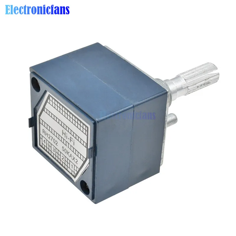 Rotary Potentiometer ALPS RH2702 A100K 100K 50K Dual 8 Feet Potentiometer Stereo Speaker Amplifier Volume rotary potentiometer adjustable resistor