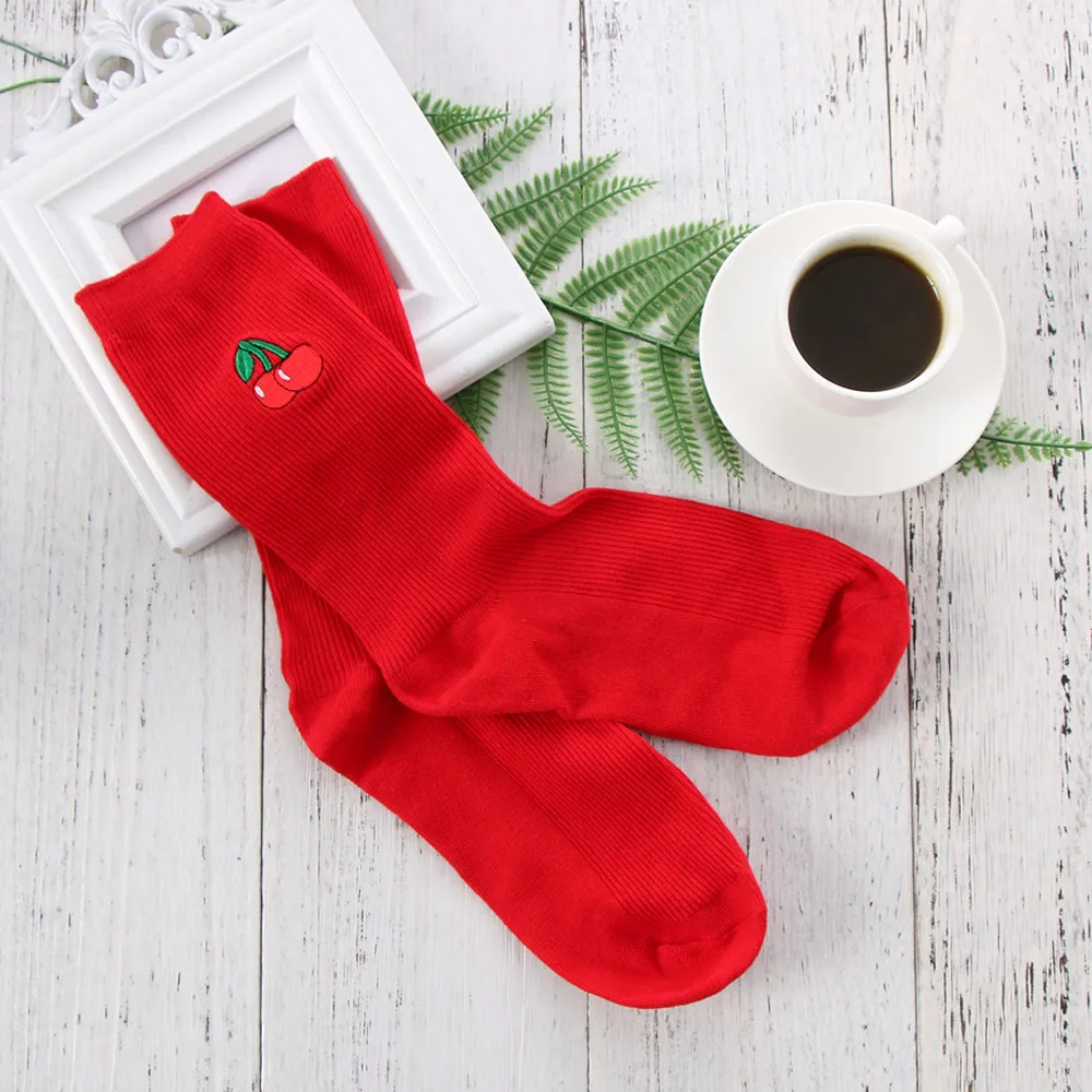 1 пара зимних носков унисекс для женщин, теплые шерстяные кашемировые бесшовное бархатное сапоги, мужские носки для сна - Цвет: Red 3