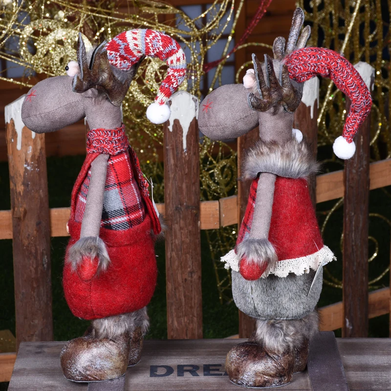 Chritsmas, стоящая кукла с лосем, Рождественская елка, Ornamnet, Adornos Navidad Adornos De Navidad Para Casa, Chritsmas, предметы интерьера, куклы