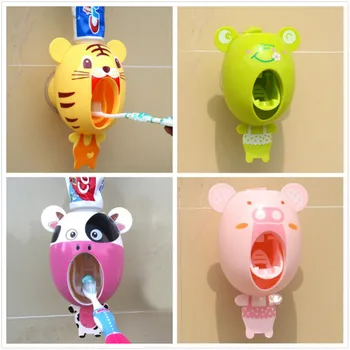 

Auto Toothpaste Dispenser Device Easy Squeeze Wall Mount Home Decor Kids Lazy Automatic Toothpaste Squeezer