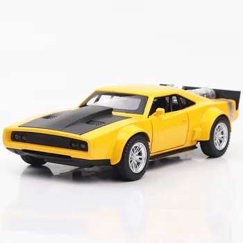 

(Bulk) Dodge Horse ICE Train Simulation Models Children Warrior Toy Car 1:32 Alloy Car Model