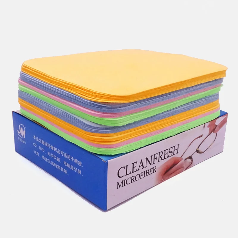 5 pcs/lots High Quality Microfiber Glasses Cleaning Cloth For Lens Chamois Glasses Cleaner Phone Screen Eyewear Cleaning Wipes