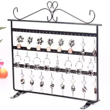 

3-Tier 72 Holes Jewelry Stand Rack Ear Stud Earrings Display Organizer Holder New