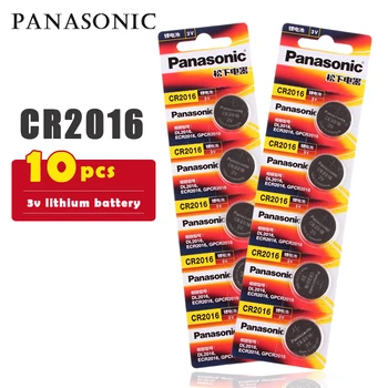 

10PCS/lot PANASONIC Original CR2016 Button Cell Battery 3V Lithium Batteries CR 2016 for Watch Toys Computer Calculator Control