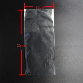 

Pouches 14cm*22cm Pouches Clear Cellophane/BOPP/Poly Bags Transparent Opp Bag Packing Plastic Bags no Self Adhesive Seal