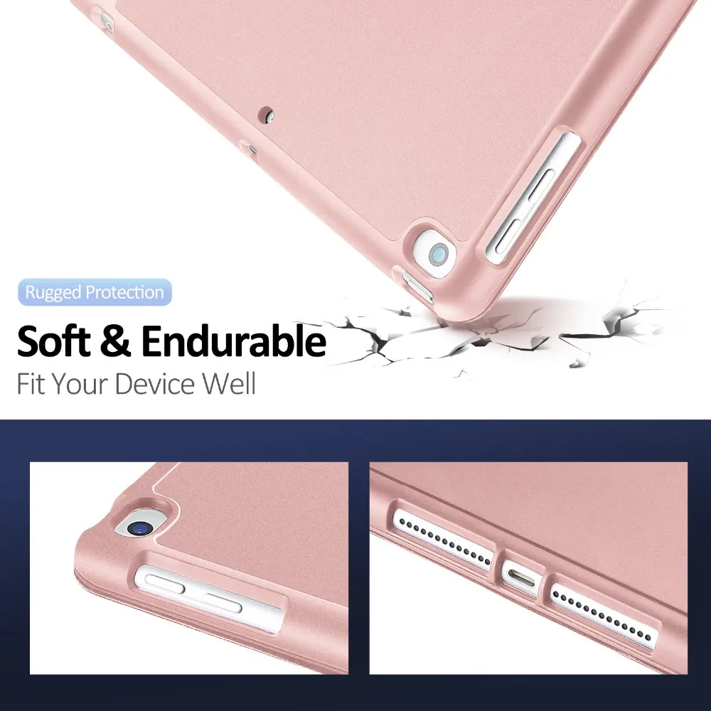 Gligle Роскошный чехол для автоматического сна для нового iPad 10,2 чехол+ стилус+ пленка для экрана три стиля для варианта