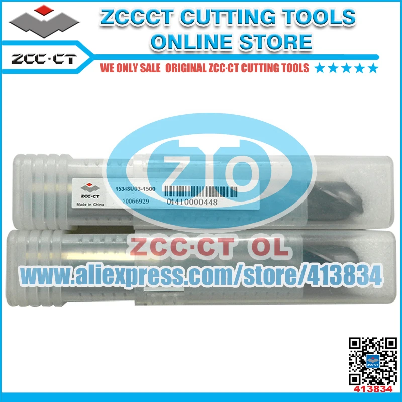 1 шт. 1534SU03-1500 ZCC режущий инструмент сверло с ЧПУ D15 * 115L ZCCCT сверлильные инструменты