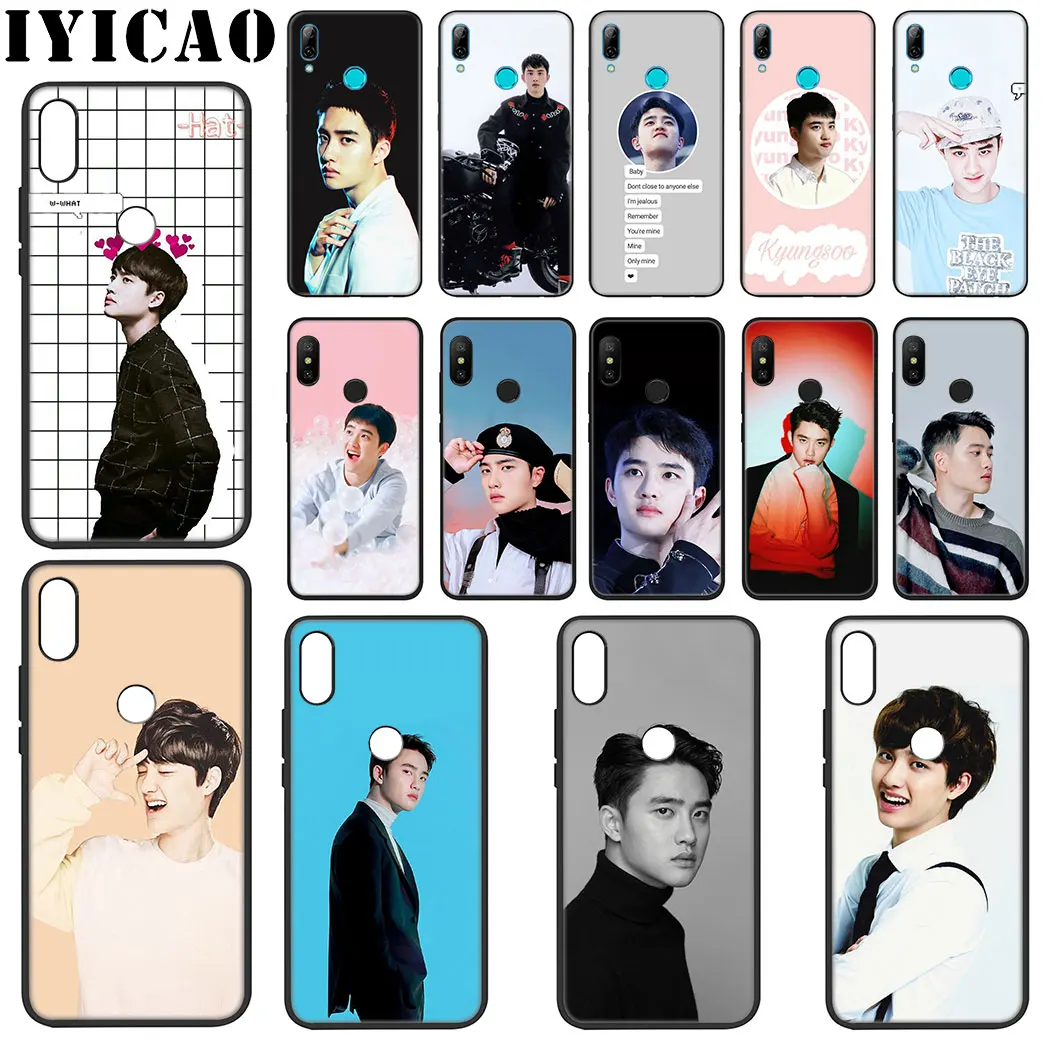 IYICAO EXO D.O. Doh Kyungsoo Soft Silicone Case for Xiaomi Redmi Note 4X 5 6 7 8 Pro 5A Prime |