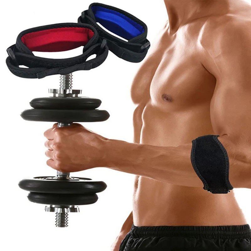 

Adjustable Sports Safety Support Elbow Brace Strap Tendonitis Basketball Tennis Golfers Pain Relief Sleeve Elbow Protective Pads