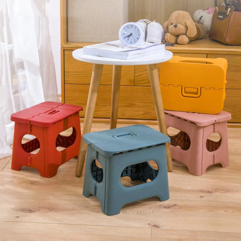 Folding Step Home Folding Chairs Indoor Fold stool Children's Stool Children Chair Kids Adult Garden Bathroom Foldable Stool