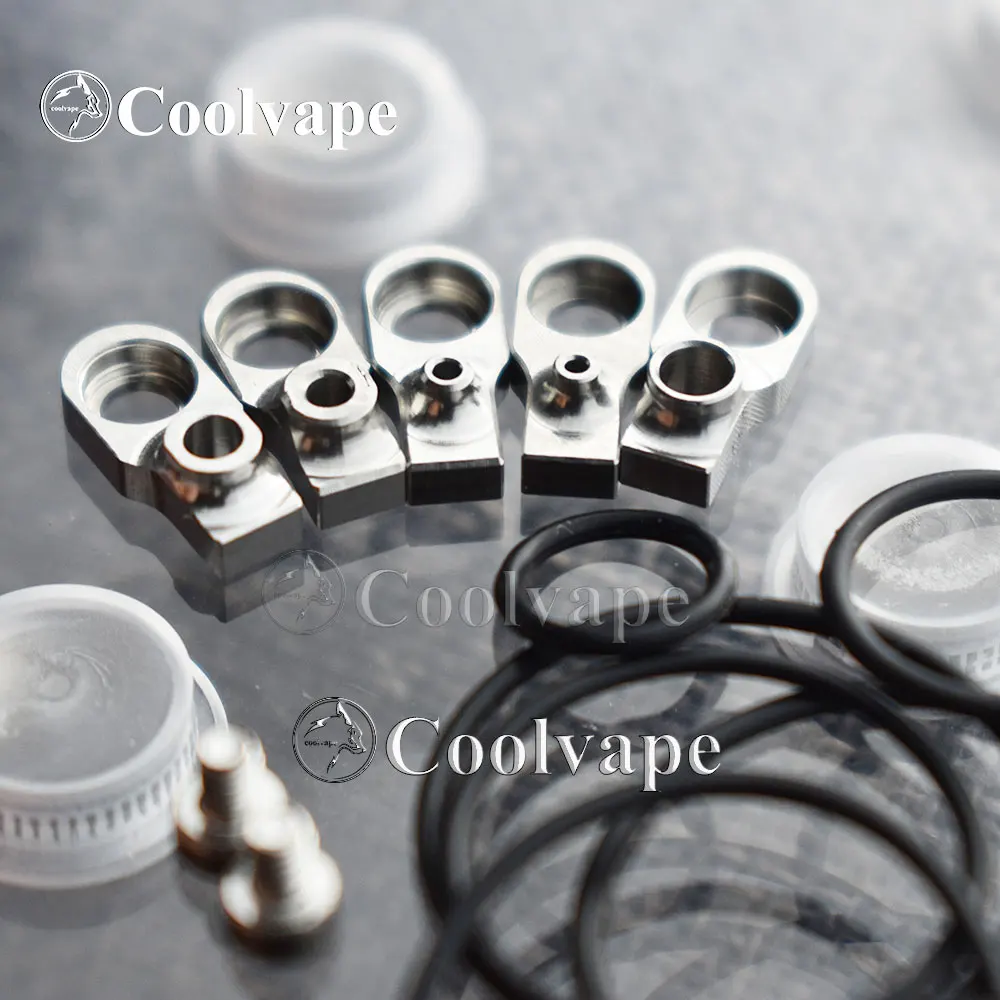 

coolvape yftk Dvarw MTL RTA 316ss 5 x Extra AFC insert 0.8mm/1.0mm/1.5mm/2.0mm/2.5mm screws 6pcs spare O-ring accessories