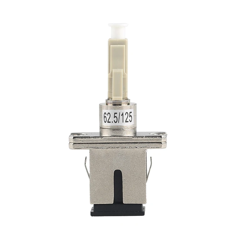 2pcs LC/UPC(Male)-SC/UPC(Female) MM62.5/125  Multi-mode Fiber Optic Adaptor-Hybrid Mating Adapter