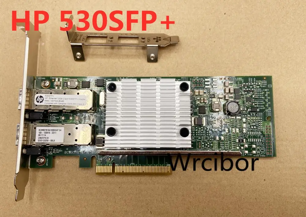 

HP ETHERNET 10GB Dual-PORT 530SFP 530SFP+ Bcm57810 Ethernet Adapter 652503-B21 656244-001 652501-001