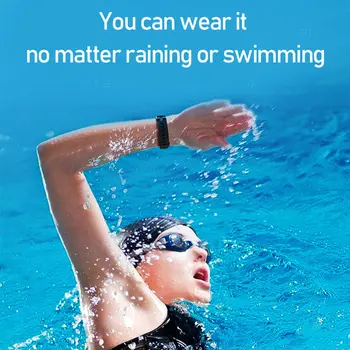 

AD14 Body Temperature Bracelet Watch Information Push Sleep Exercise Step Smart Bracelet Waterproof Fashion Bracelet