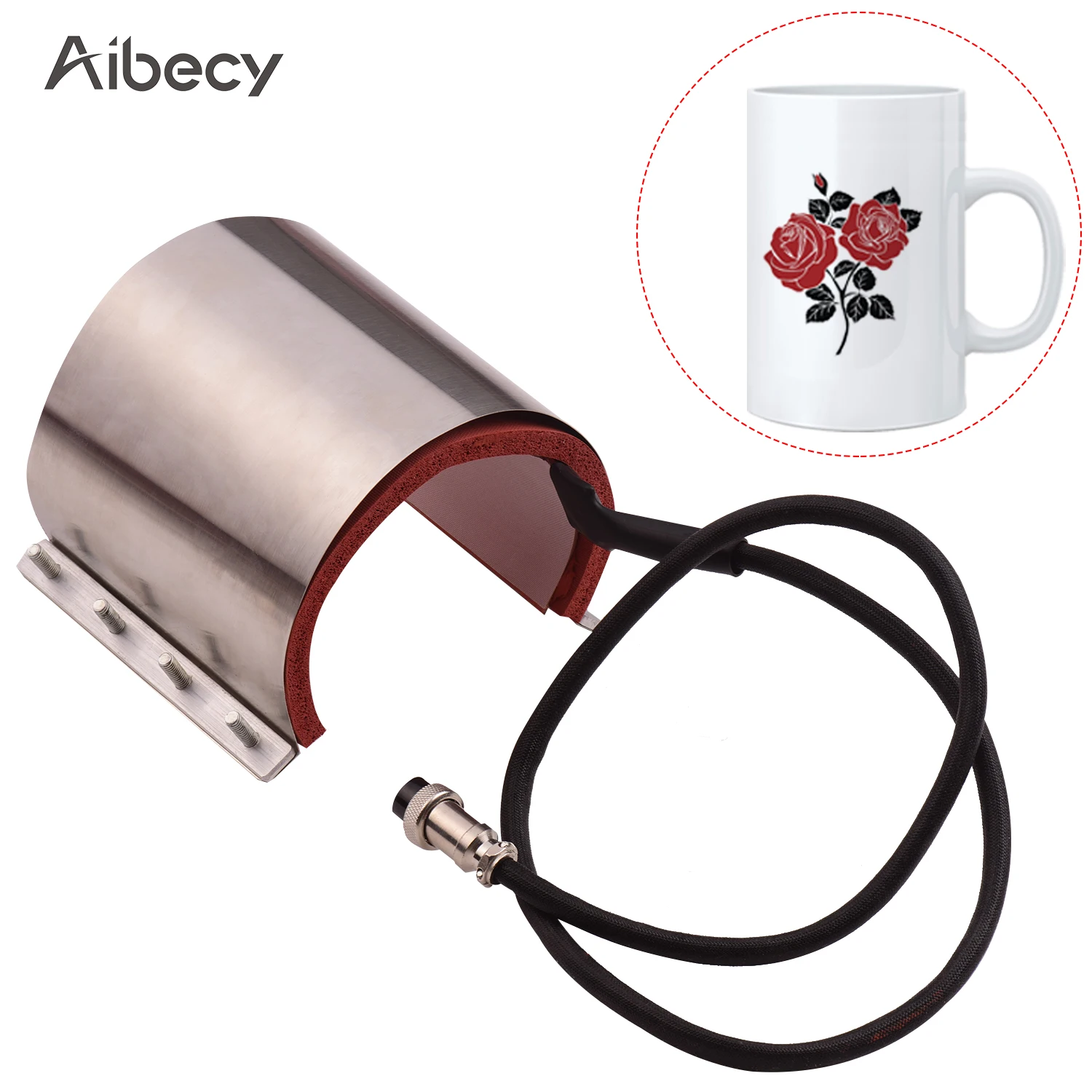 Нагревательное крепление Aibecy для термопечати 9 унций (12*19 см) 110 В| |