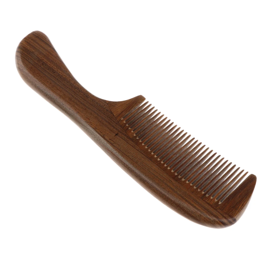 Professional Hair Care Comb Detangling Wood Comb Hairbrush Handmade Green Sandalwood Wooden Comb Vintage Style