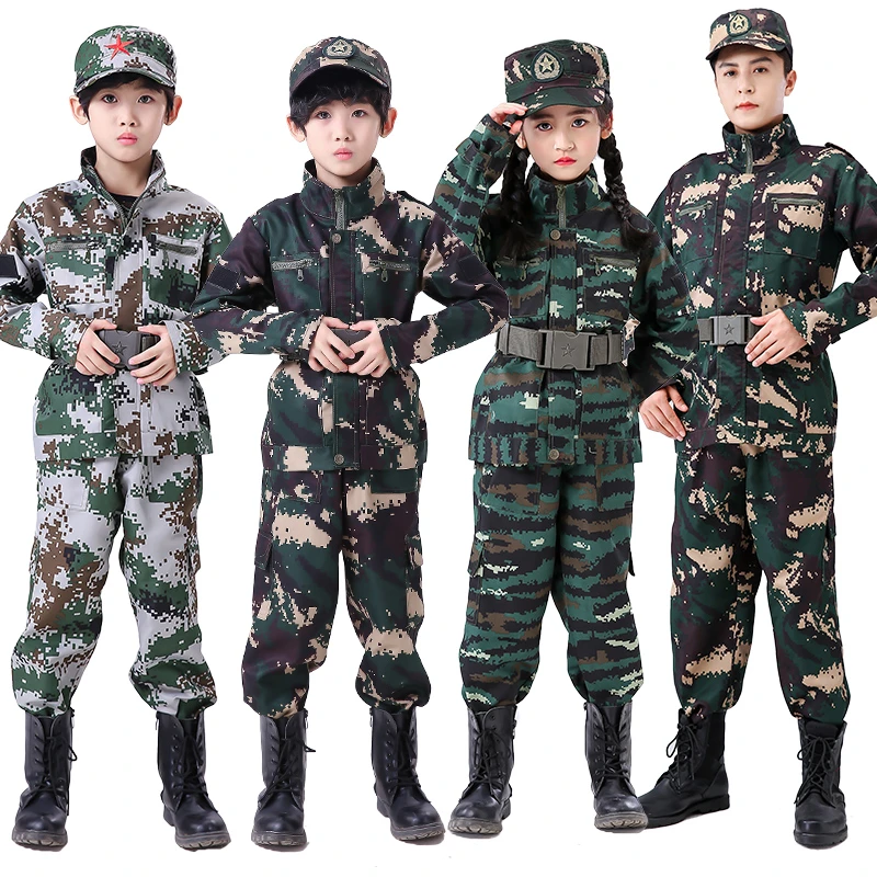 Cobertizo Ocurrencia Marchito Disfraz de soldado del ejército para niños, uniforme militar de camuflaje,  chaquetas de entrenamiento de combate de 110 180cm, para Halloween, 3  piezas|Militar| - AliExpress