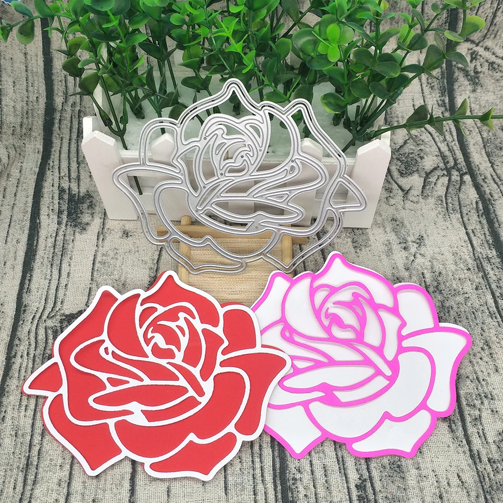 

Flower, rose flower outline painting metal cutting dies, scrapbook, photo frame, photo album decoration, DIY handmade art