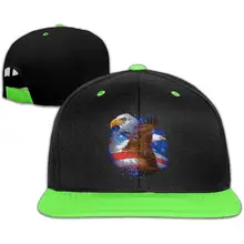 Детский American Eagles флaг сшa yзкиe унисекс с плоским козырьком Бейсбол Шапки хлопок Регулируемый Хип-хоп кепки, для детей, мальчиков и девочек с изображением героев