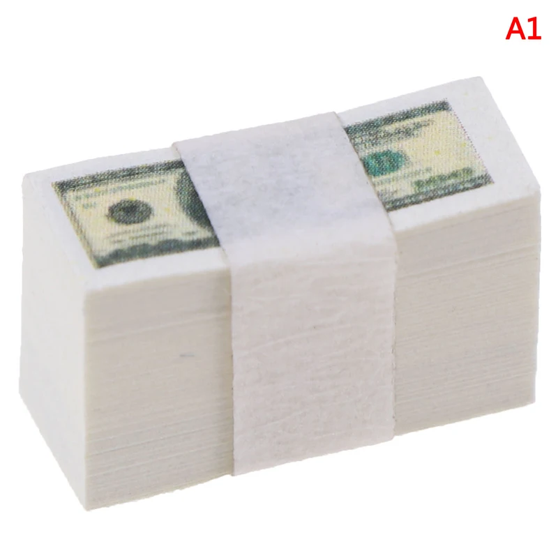 1/12 масштаб миниатюрные Play Money-US$100 Банкноты(одна упаковка