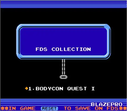 FC ボディコンクエスト 英語版のボディコンクエストi,nes/fcコンソール用ゲーム