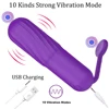 USB Bullet Vibrator Rechargeable Mini Small Strong Vibrating Egg Vagina Ball G spot Massager Adult Toys Sex Vibrators For Women 1