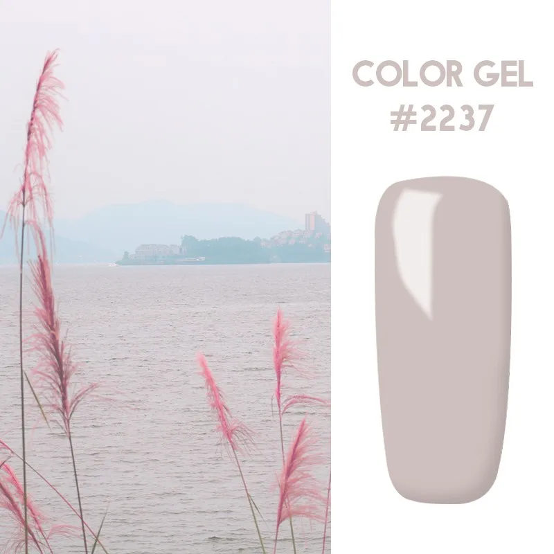 Ruhoya 5 мл Гель-лак для ногтей Hybrid UV для маникюра Off Gellak Белый Гель-лак для ногтей - Цвет: 2237