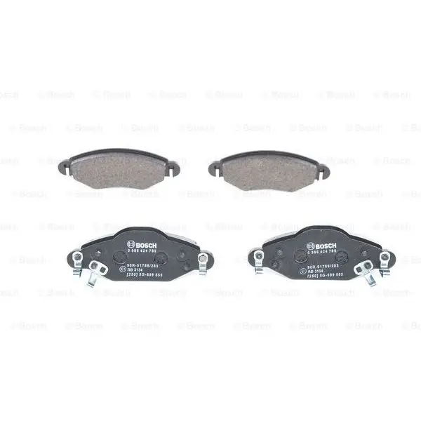 Колодки дисковые передниеToyota Yaris/Verso 1.3/1.5WT-i/1.4D 01