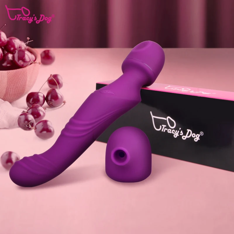 Стимуляция точки G и вибратор для сосания клитора собаки Трейси массажер с