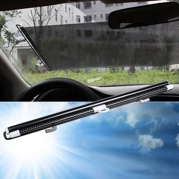

Retractable Car Front Rear Side Window Sunshades PVC Auto Windows Sun Shade Anti-UV Protection Sun Visor For any Car