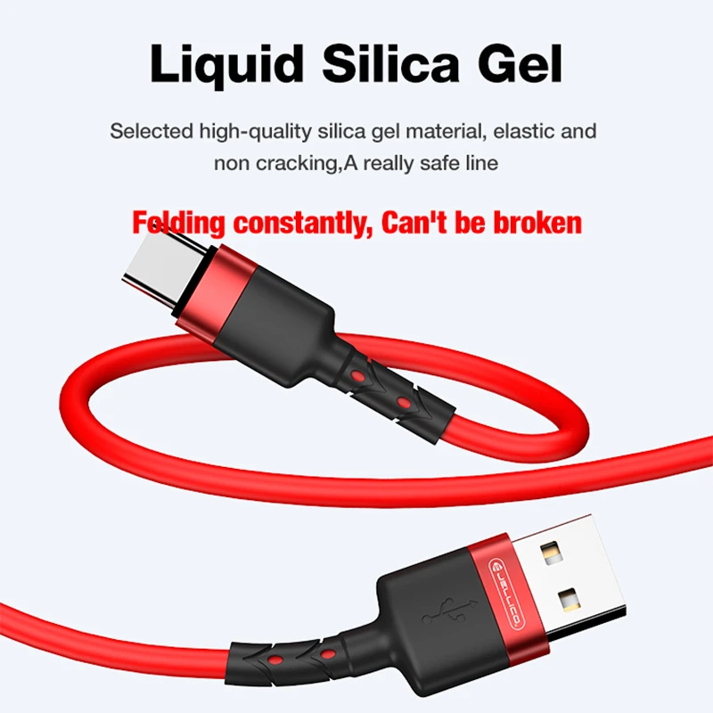 Jellico usb кабель для lightning зарядки и синхронизации данных для iphone 11 X для ipad зарядное устройство провод 3A короткий мягкий силиконовый шнур Быстрая зарядка