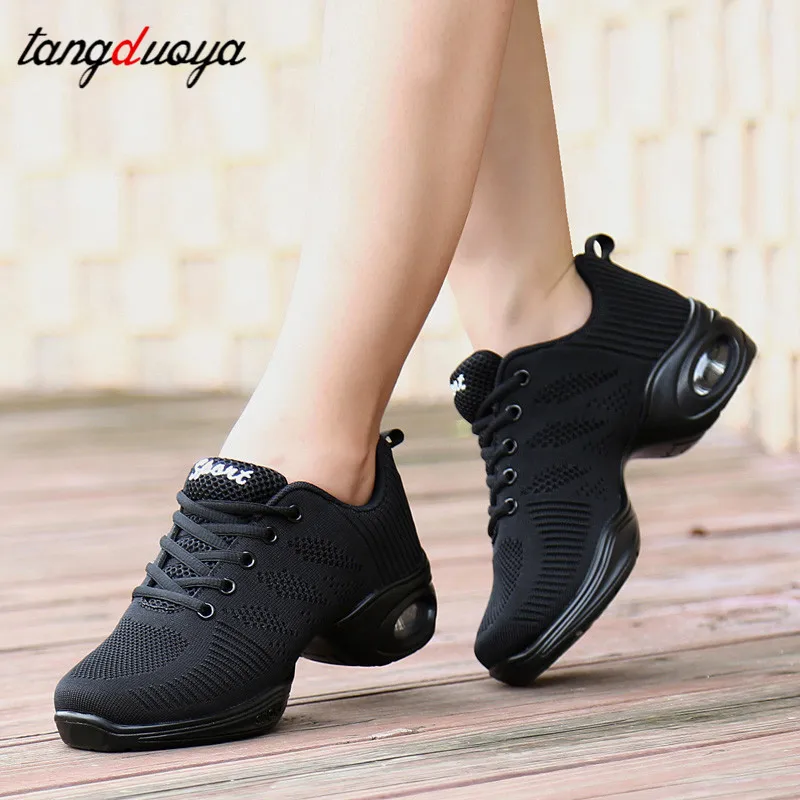 modern square dance shoes for women training gym shoes ballroom dancing shoes for girls jazz dance sneakers 41