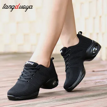

modern square dance shoes for women training gym shoes ballroom dancing shoes for girls jazz dance sneakers 41