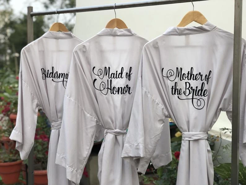 maid of honor bathrobe