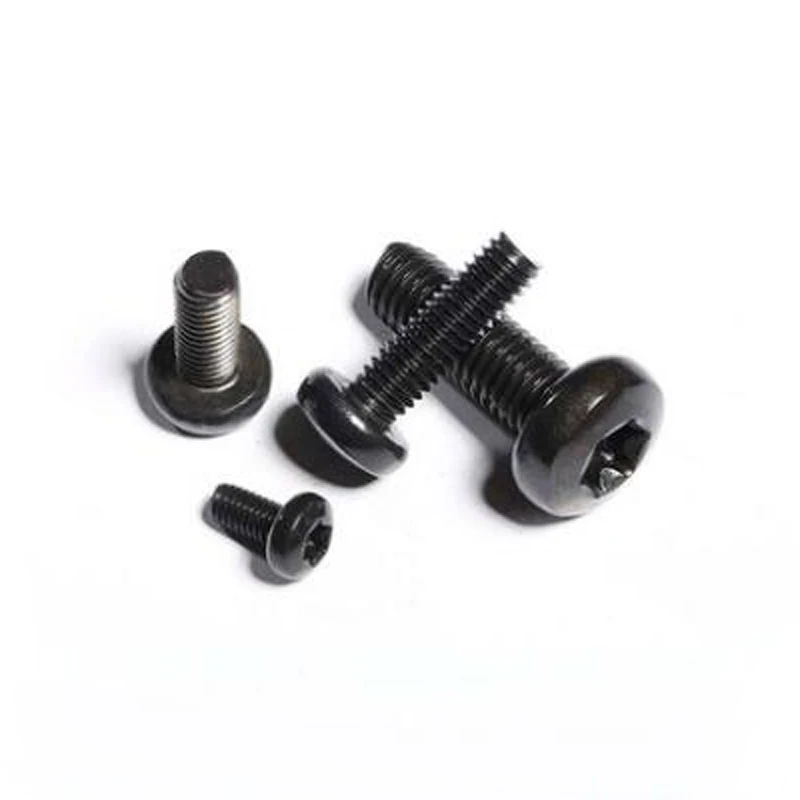 134 шт. Винты M3 Torx с круглой головкой болты T &amp TX 10 9 класса сливовые гвозди резьбой