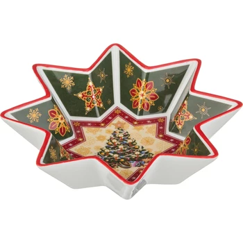 

Salad bowl Christmas Collection Diameter 25.5 cm. Height 5 cm.