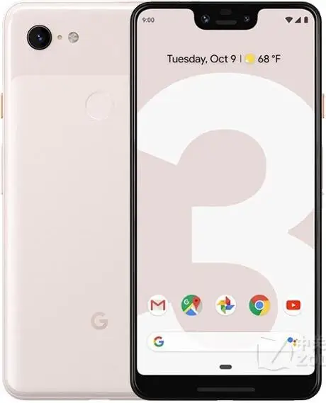 Google Pixel 3, 5,5 дюймов, четыре ядра, 4 Гб ОЗУ, 64 ГБ, 128 Гб ПЗУ, Snapdragon 845, отпечаток пальца, смартфон на Android, быстрое зарядное устройство - Цвет: Розовый