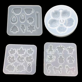 

Popular1PC Maple Octopus Teapot Expoxy Necklace Jewelry Pendants Tools Crystal Scale Jewelry Resin Molds For Jewelry Making Tool