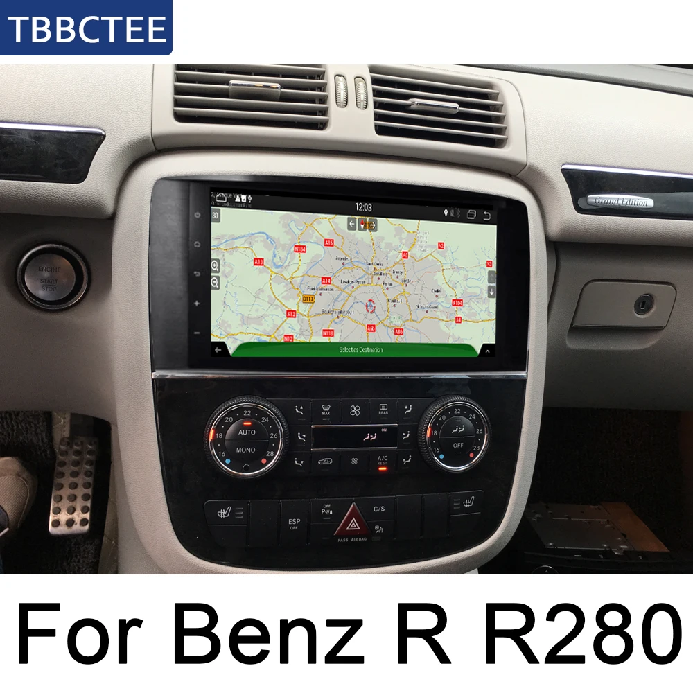 Для Mercedes Benz R280 R350 R500 2006~ 2012 Android автомобильный мультимедийный видеоплеер Авто Стерео gps карта медиа навигационная карта wifi