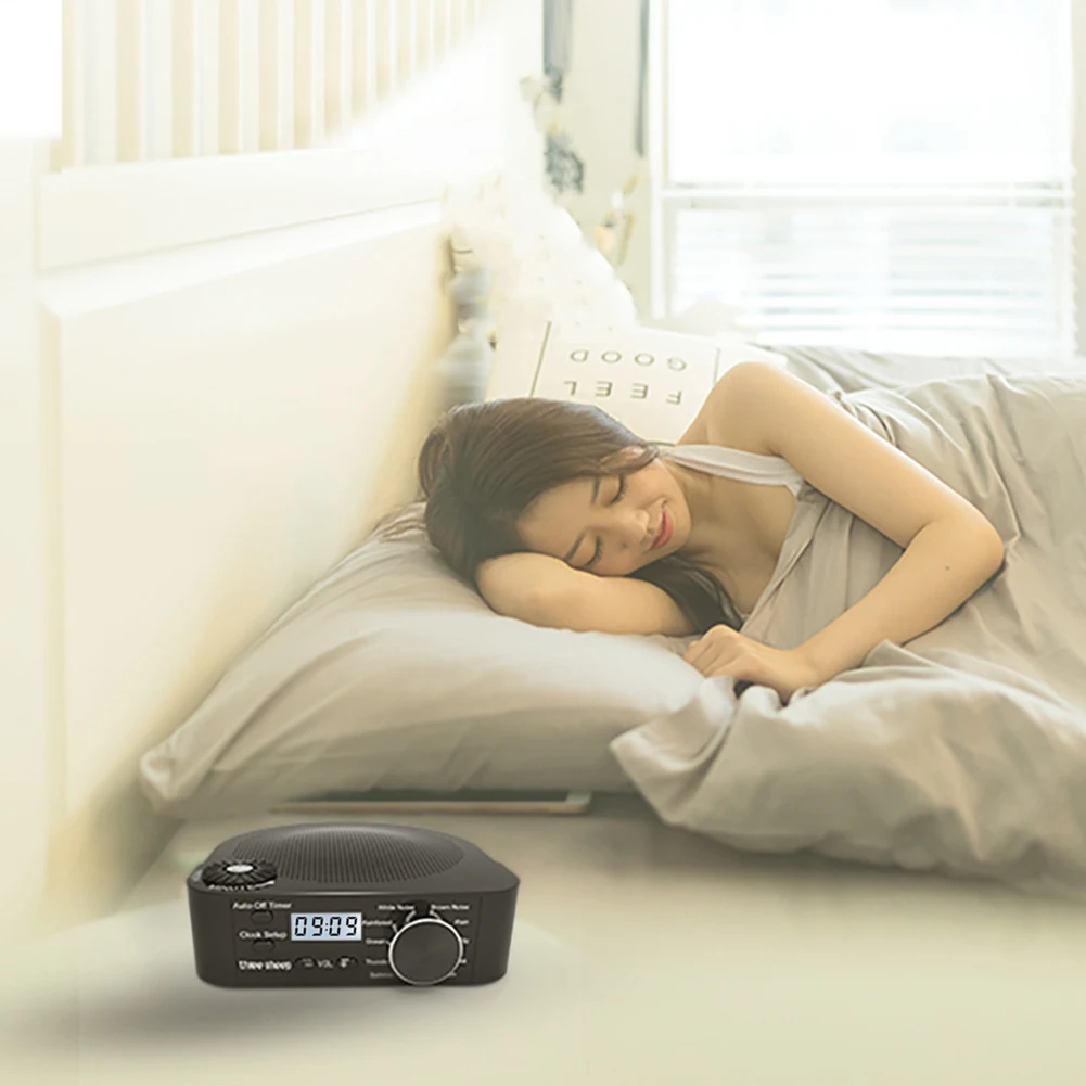ЖК-дисплей устройство для засыпания Дети Путешествия спа Расслабление Успокаивающая терапия usb зарядка звук ребенок белый шум Ретро ночное время