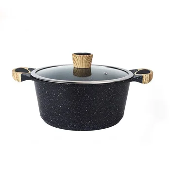 

Double Ear Soup Pot Stew Pot Milk Pot Single Handle Snow Pan Universal Stove Nonstick Soup Porridge Pot Kitchen Pot Hotpot Non