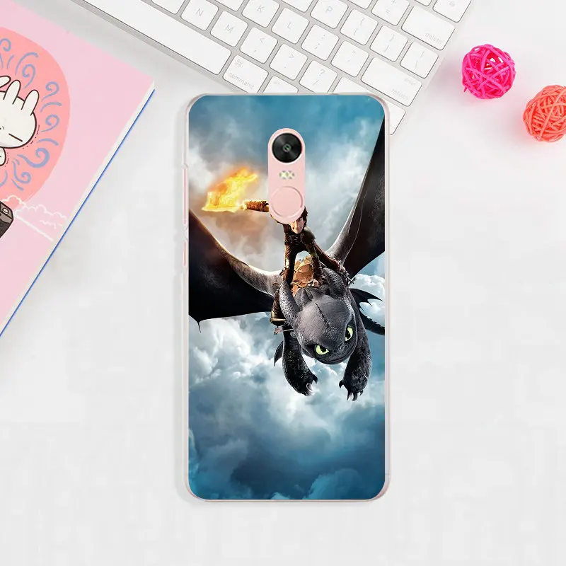 Мягкие Аксессуары для мобильных телефонов из ТПУ для Xiaomi Redmi Mi Note 2 3 3S 4X 4A 5 6 5 5S 5A 6 8 A1 Pro Plus Как приручить дракона