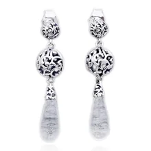 Новинка, 925 пробы, серебряные серьги для женщин, королевские капельки, Висячие с кристаллами, серьги-гвоздики для женщин, свадебный подарок, европейская бижутерия