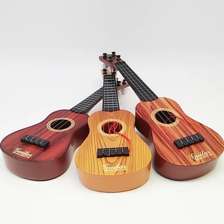 Для начинающих практическая модель гитара из дерева четырехструнная игра укулеле музыкальная гитара Детский сад Игрушка