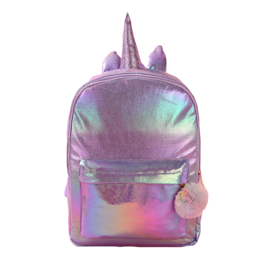 

1pc Backpack Unicorn Polyester Durable Adorable Campus Bag Storage Bag Shoulder Bag Backpack for Kids Girls Students