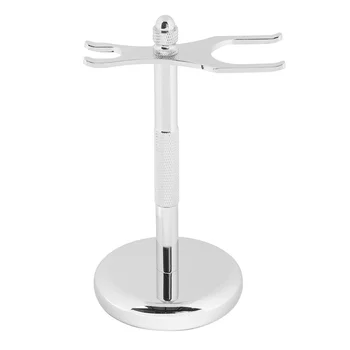 

1pc Razor Stand Portable Brief Alloy High Quality Razor Stands Razor Brush Holder Shaving Rack for Men
