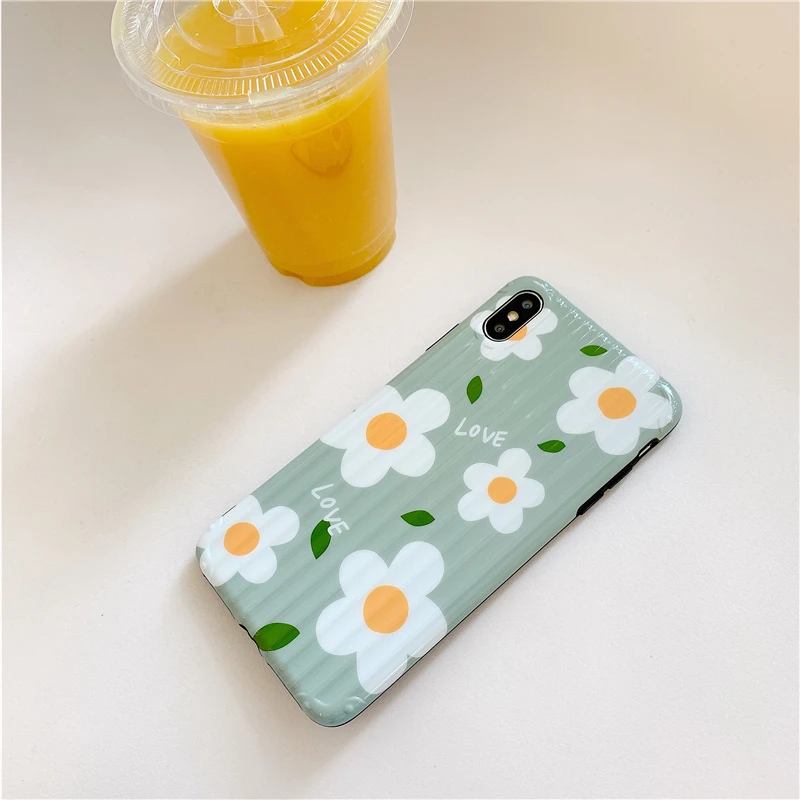 Простые цветы багаж текстура чехол для телефона для iphone 6 7 8 plus чехол s для iphone 11 11Pro Max мягкая задняя крышка Capa Fundas