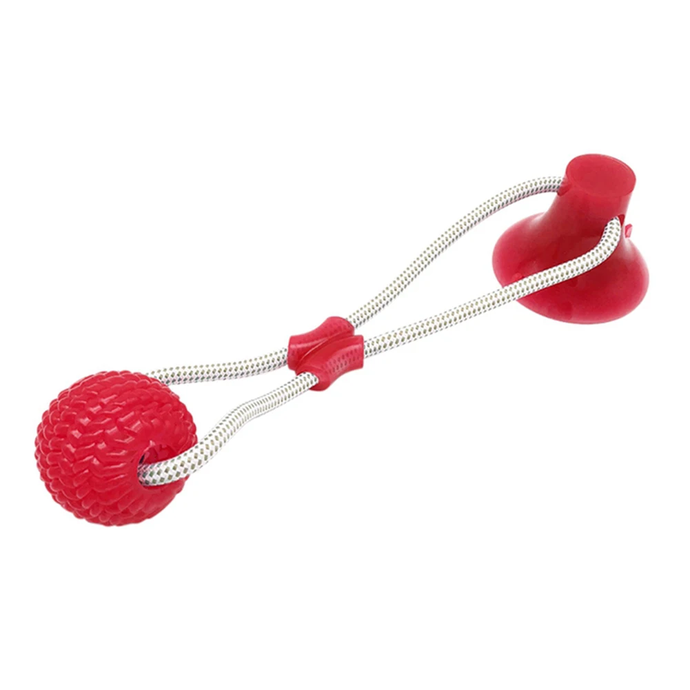 Собака интерактивный толчок силиконовый шарик эластичная веревка для чистки зубов домашних животных жевательная игрушка эластичные ленты для чистки зубов для домашних животных жевание