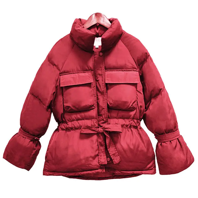 

Cotton padded girl 2020 new winter coat thickened cotton jacket bread coat female student Korean style loose short